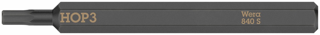 Wera 840 S bit for impact screwdriver Hex-Plus 3,0 x 70 mm