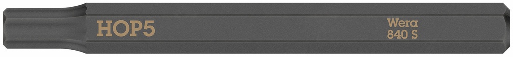 Wera 840 S bit for impact screwdriver Hex-Plus 5,0 x 70 mm