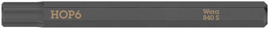 Wera 840 S löök-kruvikeeraja otsak Hex-Plus 6,0 x 70 mm