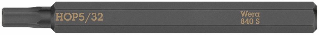 Wera 840 S bit for impact screwdriver Hex-Plus 5/32" x 70 mm