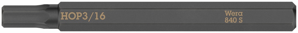 Wera 840 S bit for impact screwdriver Hex-Plus 3/16" x 70 mm