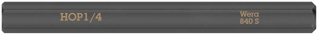 Wera 840 S bit for impact screwdriver Hex-Plus 1/4" x 70 mm