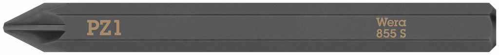 Wera 855 S bit for impact screwdriver PZ 1 x 70 mm
