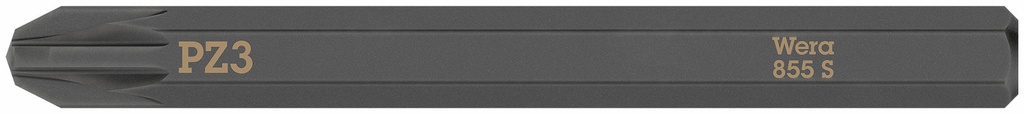 Wera 855 S bit for impact screwdriver PZ 3 x 70 mm