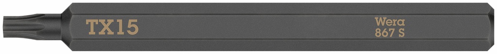 Wera 867 S bit for impact screwdriver TORX 15 x 70 mm