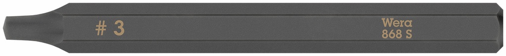 Wera 868 S bit for impact screwdriver # 3 x 70 mm