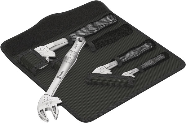 Wera Joker 6004 self-setting adjustable wrench set 4pcs XS-S-M-L 7-19mm