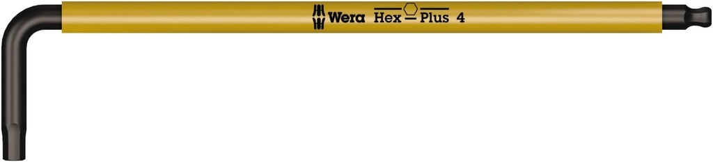 Long arm hex key 950 SPKL Hex-Plus SW 4,0 yellow