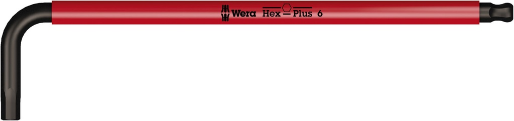 Long arm hex key 950 SPKL Hex-Plus SW 6,0 red