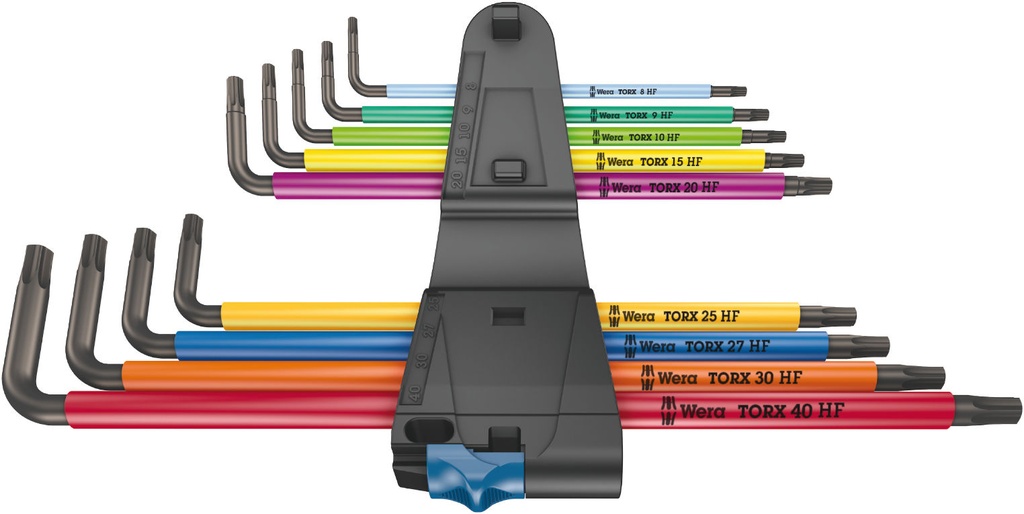 Wera TORX L-key set TX XL Multicolour, holding function, long