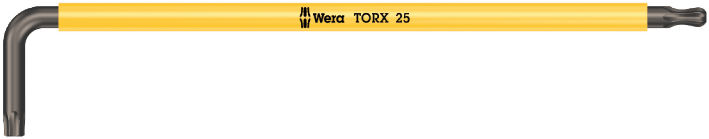 Wera L-key Multicolour, with ballend, long TX 25 x 154mm