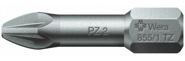 Wera Torsion bit PZ2 x 25mm, 855/1 TZ