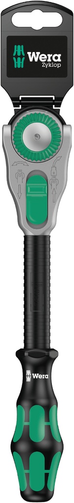 Wera 8000 C Zyklop swivel head ratchet 1/2"