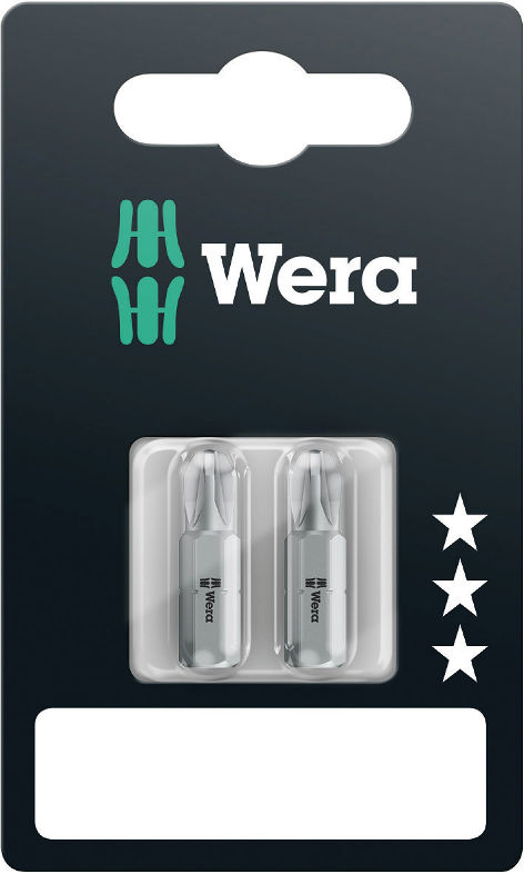 Wera 855/1 Standard otsakud PZ 3 x 25mm 2tk