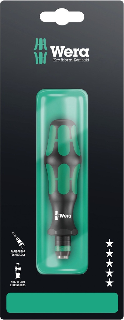 Wera 816 R Kruvikeeraja 1/4" otsakutele, Rapidaptor kinnitus