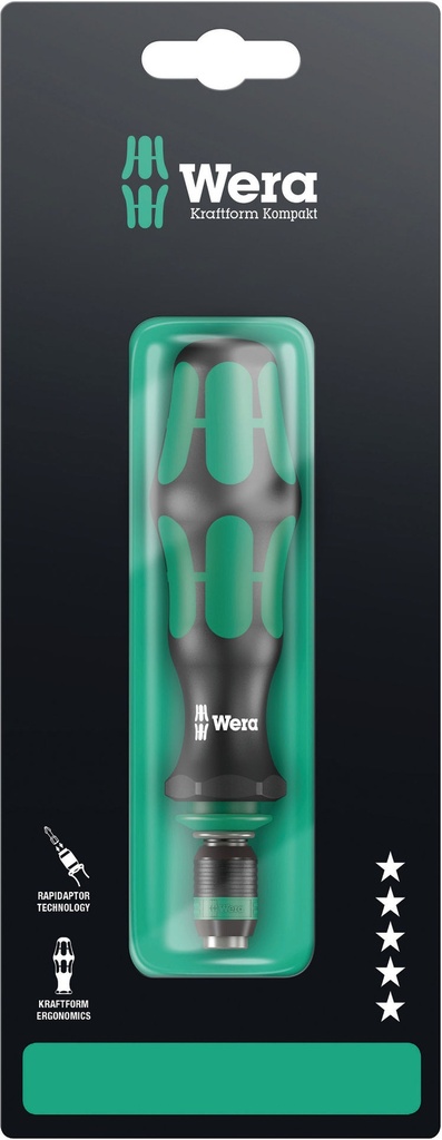 Wera 816 R Screwdriver for 1/4" bits, telescopic Rapidaptor chuck
