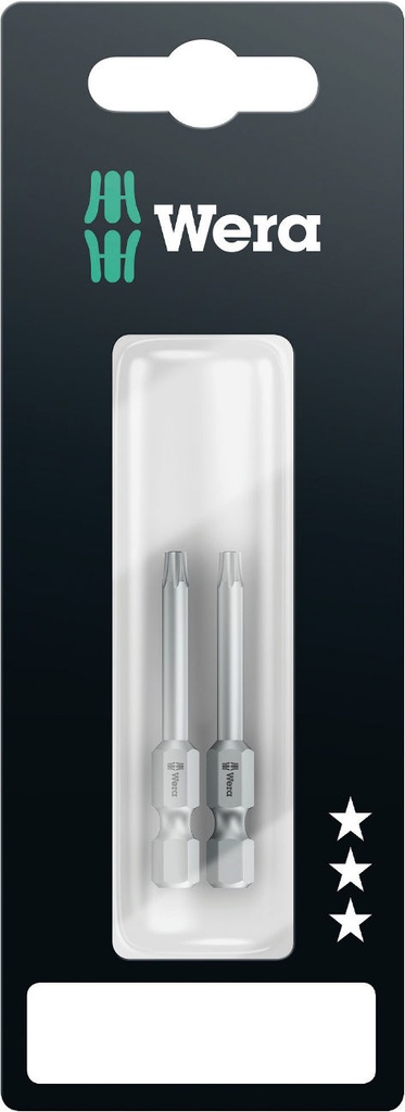 Wera standard otsakud, 2 x TORX T15 x 50mm, 867/4 Z, jaepakend