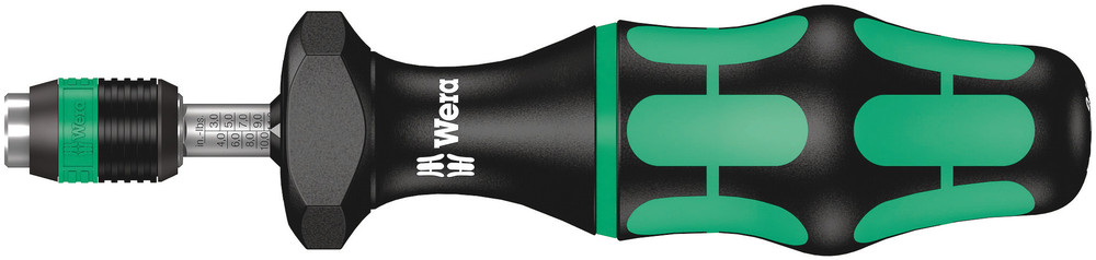 Wera 7446 Kraftform torque screwdriver 11.0-29.0 in-lb, Rapidaptor chuck