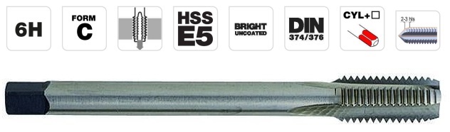 Machine tap MF10x1.25, HSS-E5 DIN