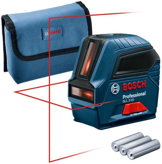 Line laser Bosch GLL 2-10, ± 0.3 mm/m, 10 m