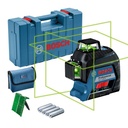 Line laser Bosch GLL 3-80 G, ± 0.3 mm/m, 30 - 120 m