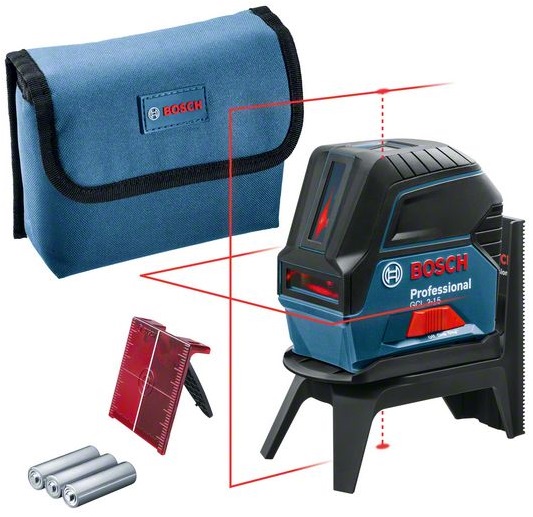Combi laser Bosch GCL 2-15, ± 0.3 mm/m, 15 m