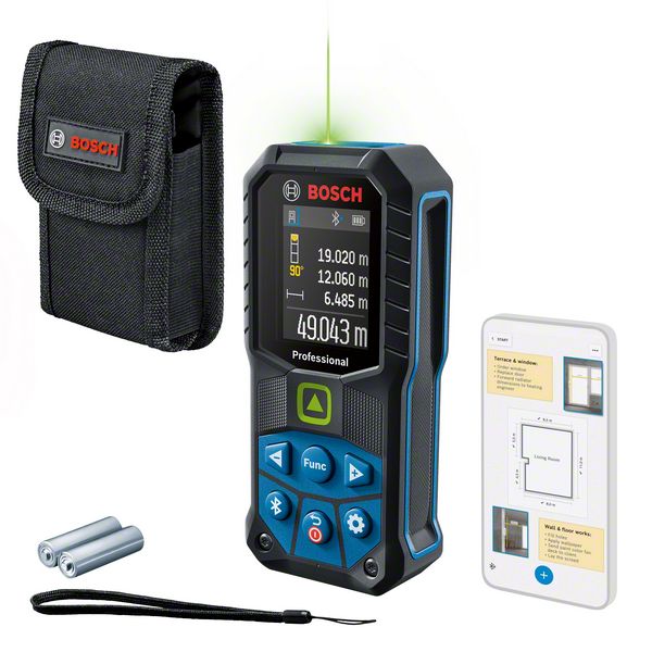 Laser range finder GLM 50-27 CG, ± 1.5 mm, 0.05 - 50 m