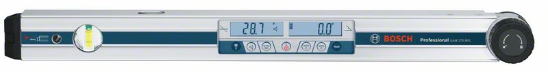 Digital angle measurer GAM Bosch 270 MFL, ± 0.1°, 0 - 270°