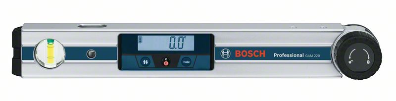 Digital angle measurer GAM Bosch 220, ± 0.1°, 0 - 220°