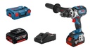 Akumulatora urbis Bosch GSR 18V-110 C, 2x5.0Ah, GAL 18V-40, 47/85/110 Nm, 0-480 / 0-2.100 min.-1