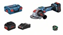 Cordless angle grinder Bosch GWX 18V-15 SC, 2x8.0Ah ProCORE 18V, GAL 18V-160 C, 3.400 - 11.000 min.-1, BITURBO