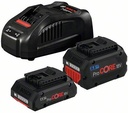 Batteries + charger Bosch GBA 18V / 4.0Ah ProCORE 18V + 5.5Ah ProCORE 18V + GAL 1880 CV
