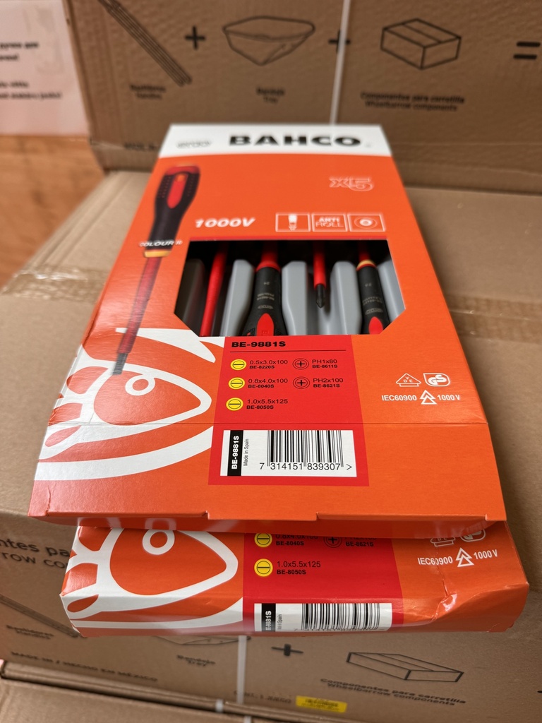 DAMAGED PACKAGING-Insulated screwdriver set ERGO™ 5 pcs - SL3,0/4,0/5,5; PH1/2 - 1000V VDE