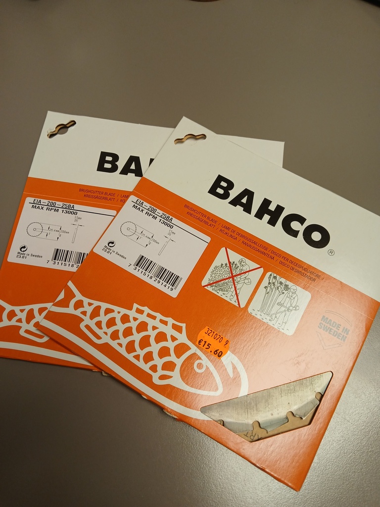 DAMAGED PACKAGING-Brushcutter blade 200x25.4mm