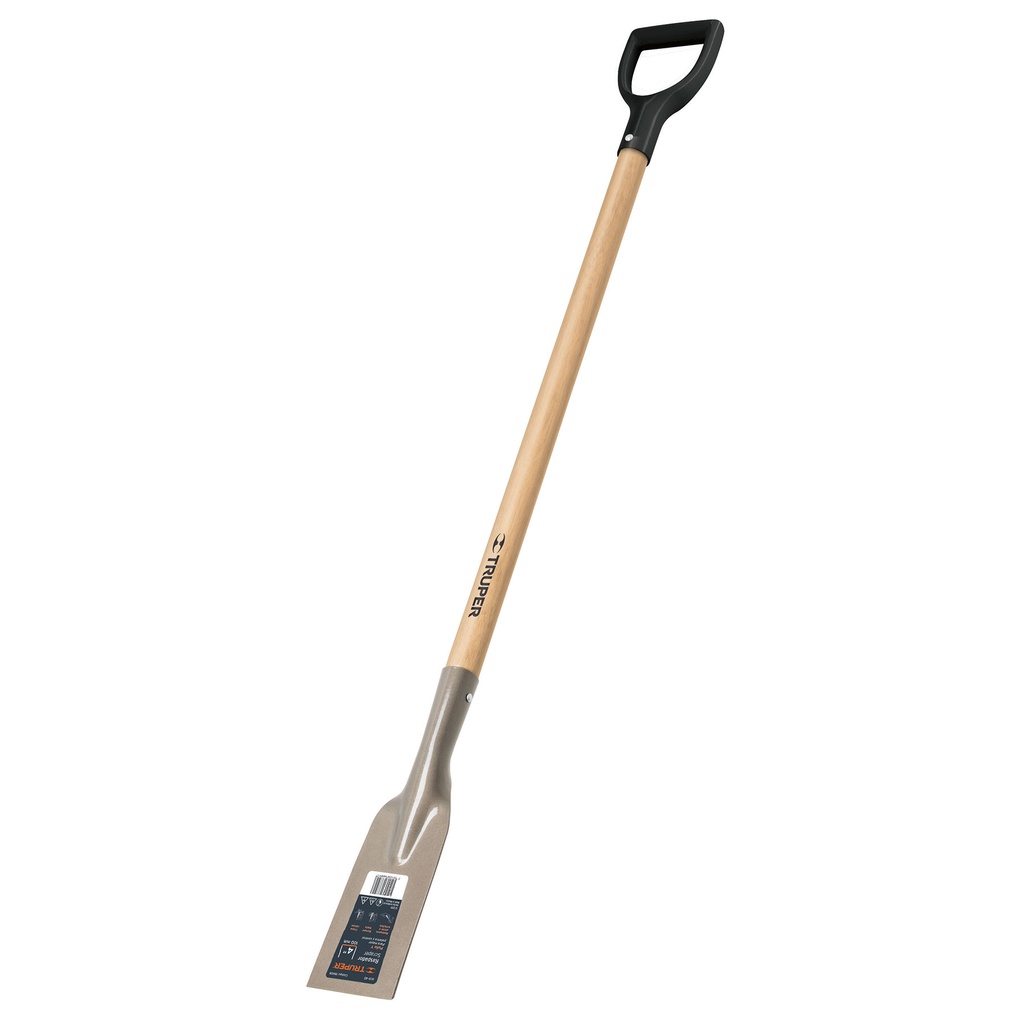 Īpaši izturīgs skrāpis ar koka kātu un D-veida rokturi, 133cm Truper®