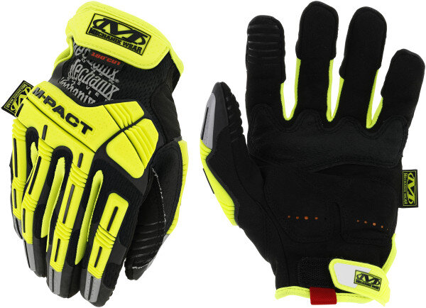 Cimdi  MECHANIX Hi-Viz M-Pact® E5, izmiers XL