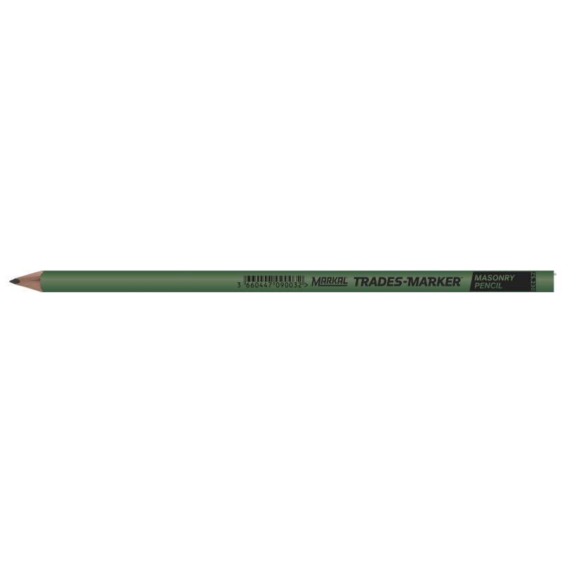 Masonry pencil 30cm Markal, green varnished