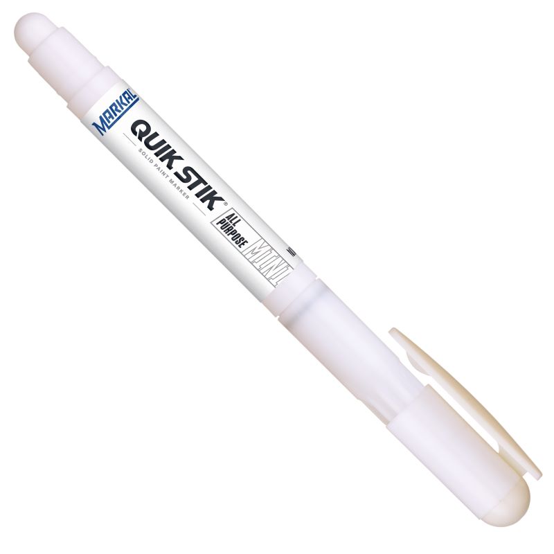 Маркер с твёрдой краской Markal Quik Stik Paintstik Mini 6мм, белый