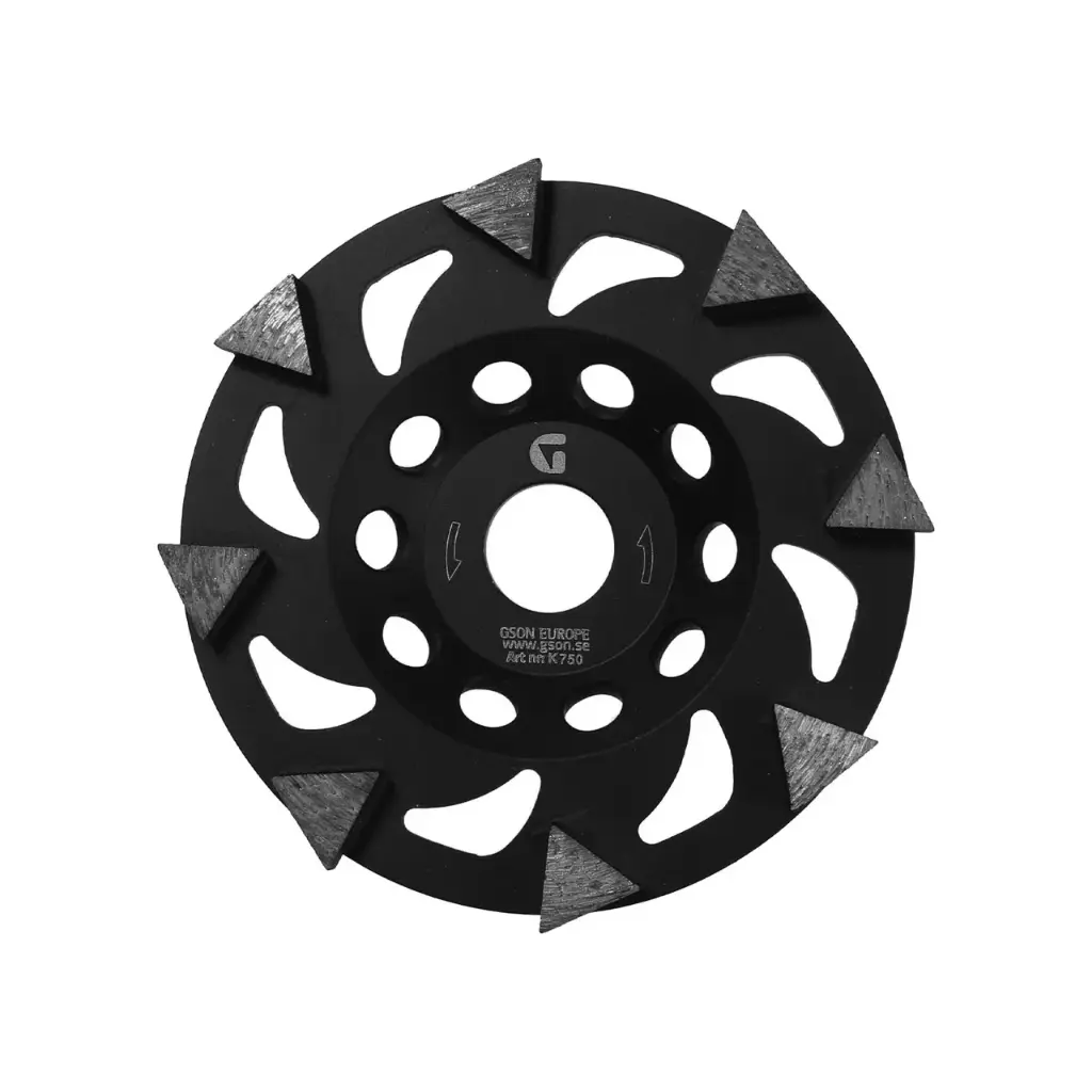 Dimanta trīsstūra kausa disks 125 x 5,0 x 21 x 22,23 mm