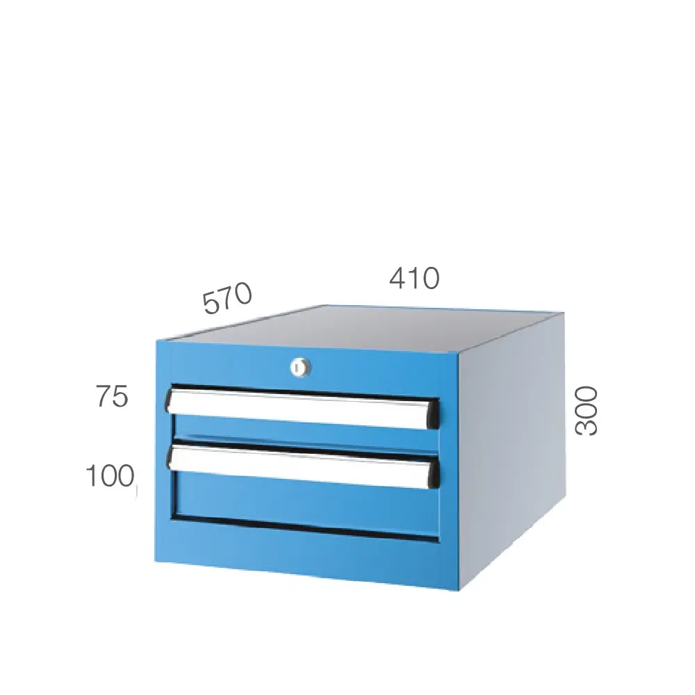 DRAWER CABINET WITH 2 DRAWERS
