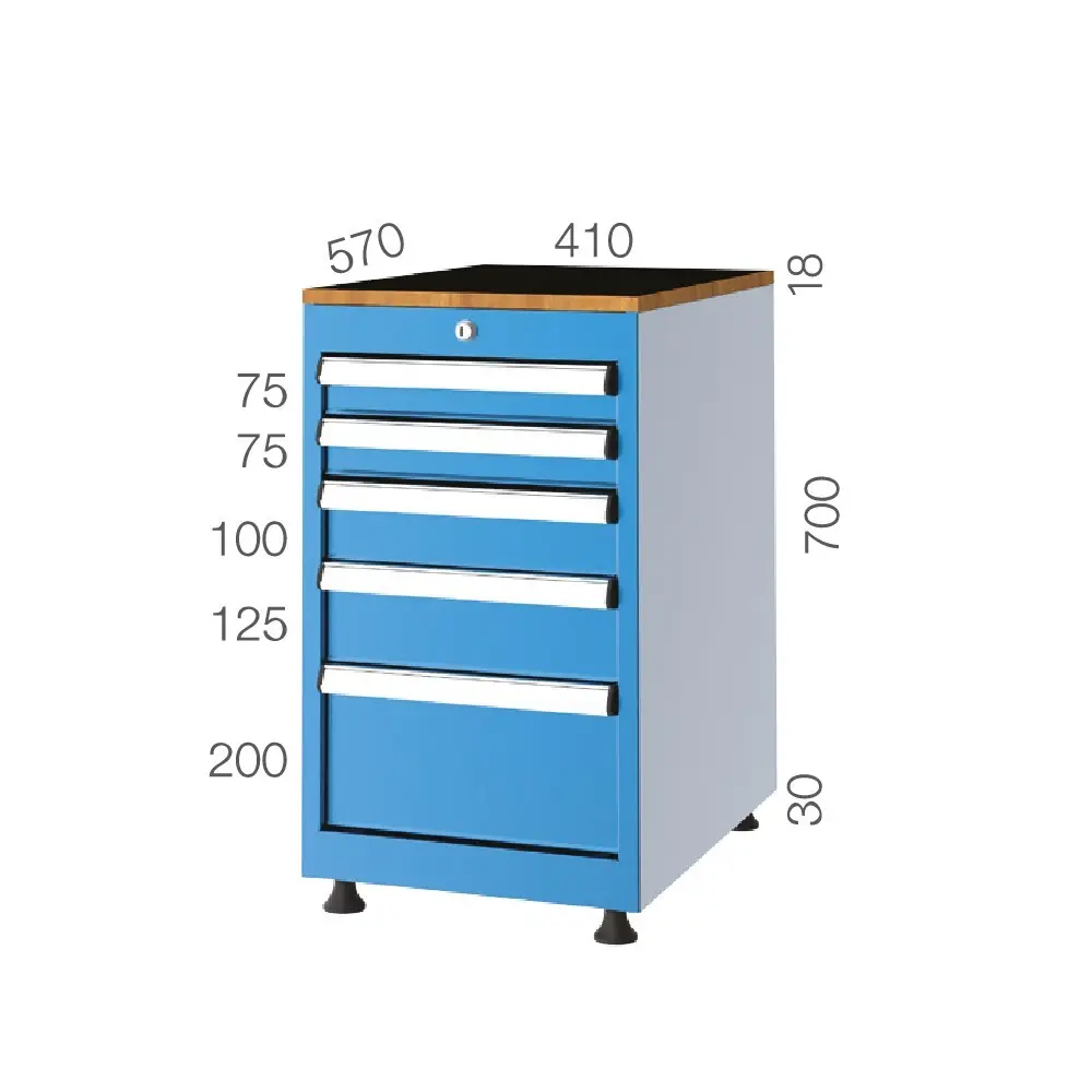 DRAWER CABINET WITH 5 DRAWERS