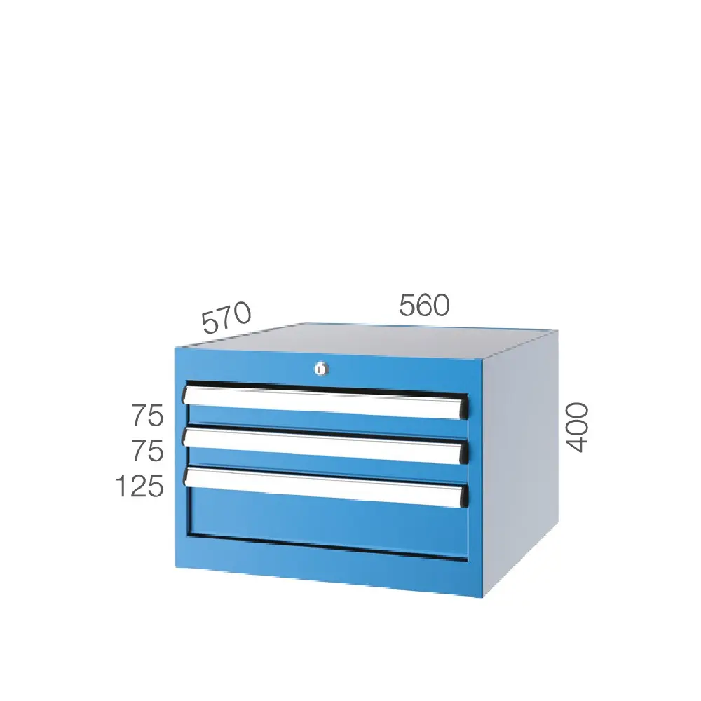 DRAWER CABINET WITH 3 DRAWERS