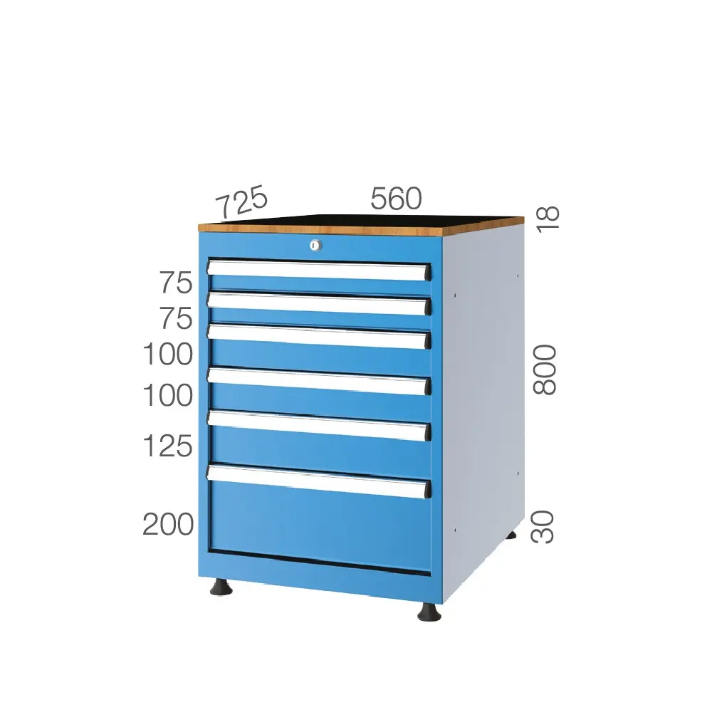 DRAWER CABINET WITH 6 DRAWERS