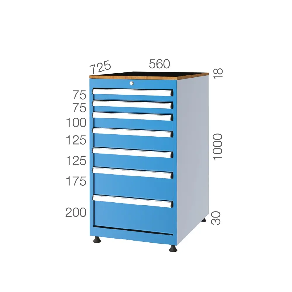 DRAVER CABINET WITH 7 DRAWERS