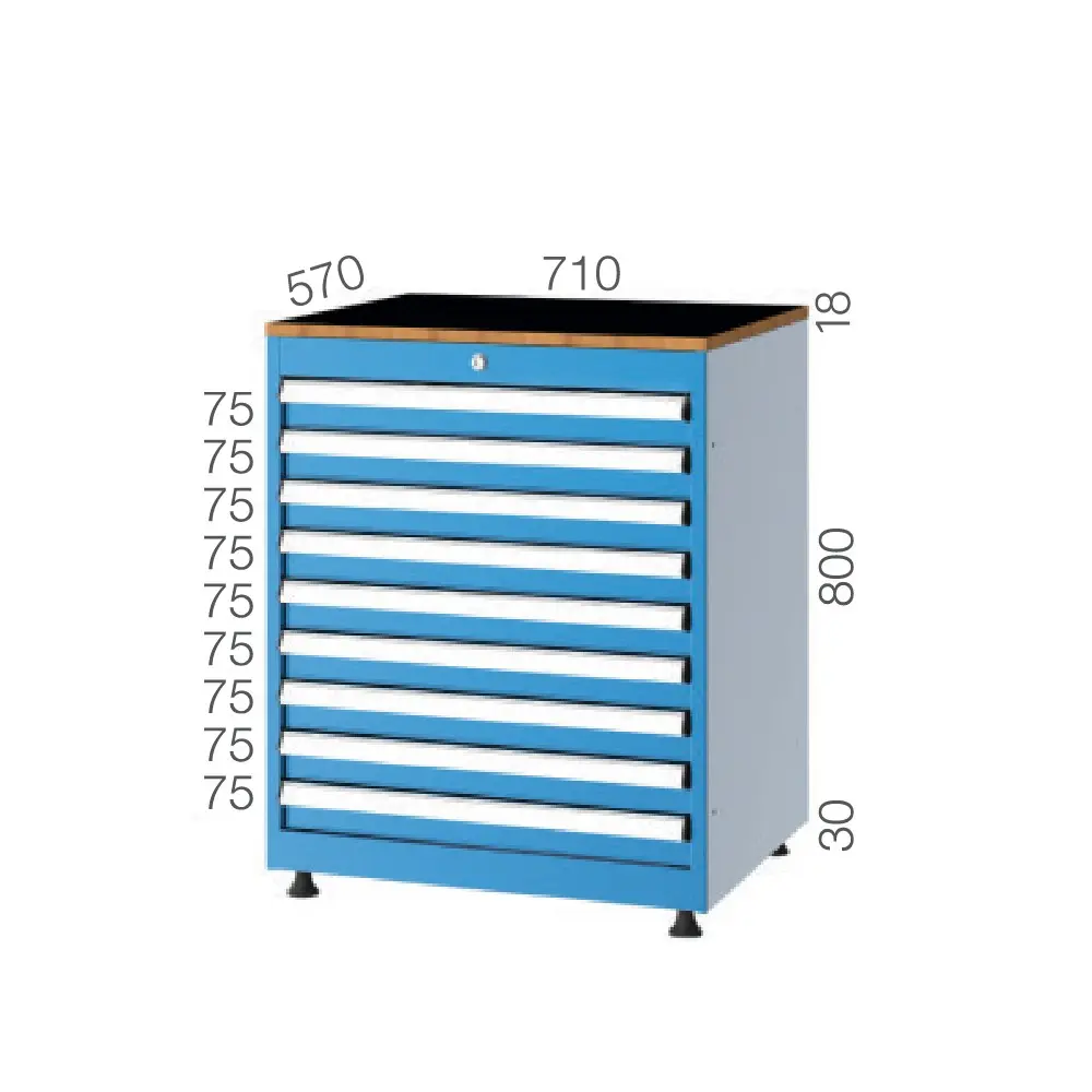 DRAWER CABINET WITH 9 DRAWERS