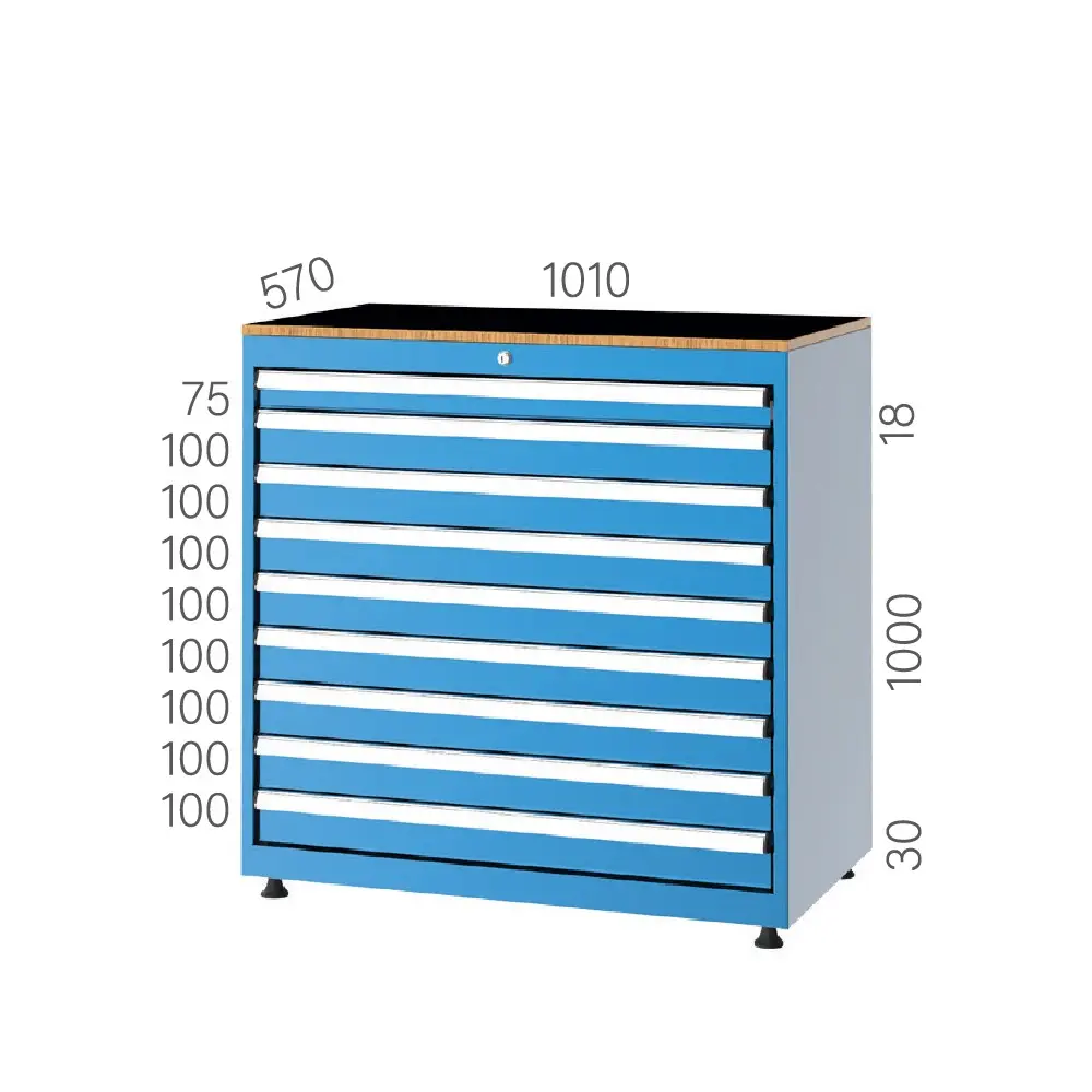 DRAWER CABINET WITH 9 DRAWERS