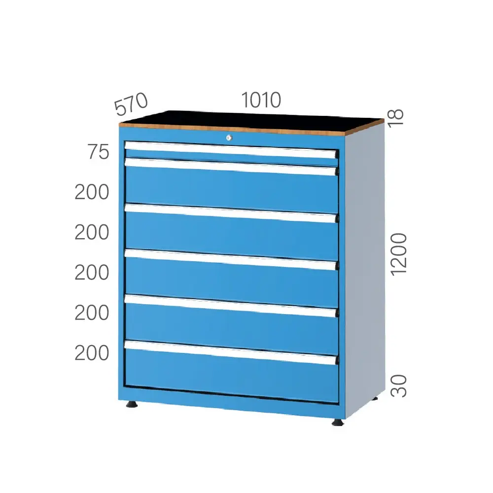 DRAWER CABINET WITH 6 DRAWERS