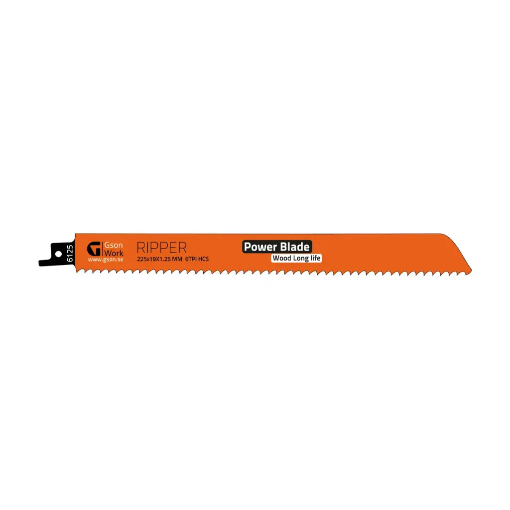 Otssaagide terad Ripper Wood 225 x 19 x 1,25 mm , 6 TPI 10 tk