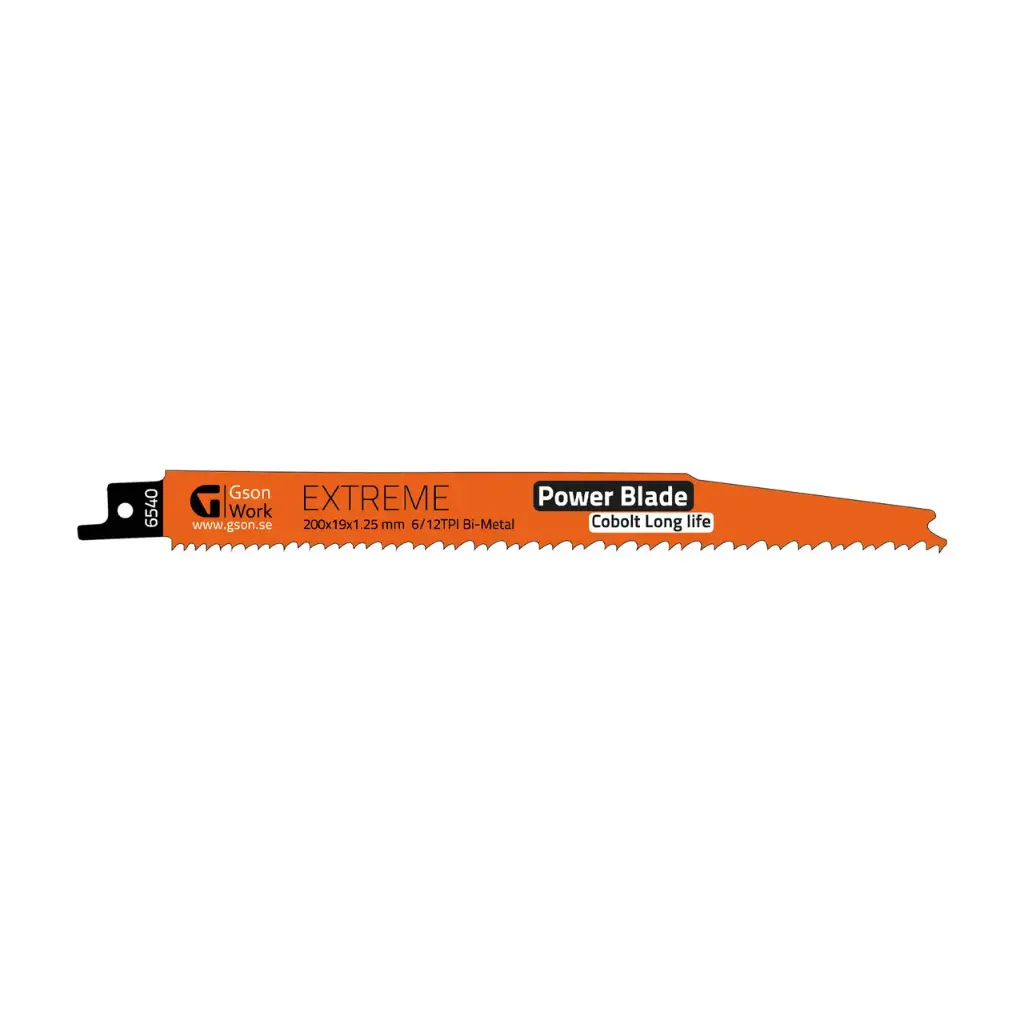 Tigerblade Extreme 200 x 19 x 1,25 mm , 6/12 TPI 10 pcs