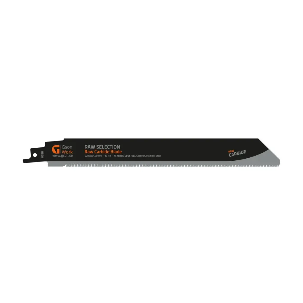 Tigerblade RAW Carbide Teeth 228 x 25 x 1,3 mm, 10 TPI